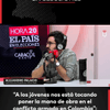 #Hora20yElPaísEnElecciones | “A los jóvenes nos está tocando poner la mano de obra en el conflicto armado en Colombia”: Alejandro Palacio, líder juvenil de la campaña de Claudia López.