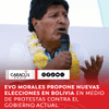 #Internacional | El expresidente de Bolivia, Evo Morales, instó al gobierno a que llame a nuevas elecciones en 90 días ante las protestas contra el gobierno de Rodrigo Paz.