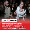 La líder opositora venezolana y Premio Nobel de la Paz 2025, María Corina Machado, afirmó este sábado en Panamá que será candidata presidencial en las elecciones “limpias y libres” que se celebrarán en su país como parte del plan de tres fases en marcha para restaurar la “libertad” en Venezuela.