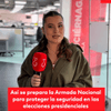  A través de operaciones coordinadas por aire, tierra y río, los uniformados continúan fortaleciendo su presencia en diferentes regiones del país, en el marco de esta contienda electoral.