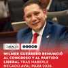 Wilmer Yesid Guerrero Avendaño, representante a la Cámara por Norte de Santander, presentó oficialmente su renuncia irrevocable al Congreso de la República y al Partido Liberal Colombiano, luego de denunciar que la colectividad le negó el aval para aspirar nuevamente en las elecciones legislativas de marzo de 2026.
