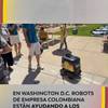 #ElGranReto2026 | En Washington D.C., la jornada electoral tiene un “guía” poco común: dos robots de la empresa colombiana Robot.com están ayudando a los votantes a encontrar los puntos de votación.
