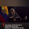 #EnRedes | El presidente Gustavo Petro se refirió a los murales que pintaron cerca a la vivienda del exmandatario Álvaro Uribe en Rionegro, y señaló que “un mural pintado por la juventud no es una amenaza”.