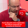 #6AMW | Caracol Radio conoció un audio que registra una fuerte discusión entre los magistrados Álvaro Hernán Prada (Centro Democrático) y Fabiola Márquez (Pacto Histórico), sobre la decisión de Márquez de suspender la publicación de encuestas por parte de AtlasIntel, por presuntas inconsistencias metodológicas.