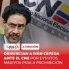 #Atención | El Consejo Nacional Electoral ya recibió dos denuncias contra el candidato Iván Cepeda por los eventos masivos que realizó, pese a la prohibición para hacer campaña en el espacio público desde ocho días antes de las elecciones.