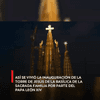 #EnRedes | Así fue el impresionante espectáculo de luces y juegos pirotécnicos de la inauguración de la Torre de Jesús de la Basílica de la Sagrada Familia por parte del Papa León XIV.