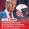 Este lunes, 8 de junio, se conoció que la administración del presidente Donald Trump anunció una nueva ronda de acciones judiciales para revocar la ciudadanía estadounidense de 17 personas naturalizadas, en lo que funcionarios describen como uno de los mayores esfuerzos de desnaturalización impulsados por el Gobierno federal en años.