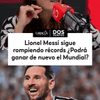 #DosPuntos | A medida que avanzan los partidos del Mundial, Lionel Messi sigue rompiendo récords.