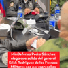 #ServicioInformativo | A propósito de la salida del general Erick Rodríguez, quien se desempeñaba como subjefe de Operaciones Conjuntas del Comando General de las Fuerzas Militares, el ministro de Defensa, Pedro Sánchez, aseguró que las decisiones sobre nombramientos, traslados o retiros dentro de la Fuerza Pública no corresponden a represalias.