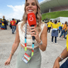 #Deportes | Liche Durán habló con Daniela Reina, esposa de Dávinson Sánchez, en la previa del duelo entre Colombia y Congo, por la segunda fecha del Grupo K.