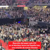#ServicioInformativo | El papa León XIV recibió nueve minutos de aplausos tras su llegada al Movistar Arena de Madrid (España), este domingo, 7 de junio.