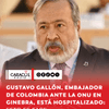 La Cancillería le confirmó a Caracol Radio que Gustavo Gallón Giraldo, el embajador de Colombia ante la ONU en Ginebra, Suiza, se encuentra hospitalizado.