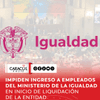 A varios empleados del Ministerio de la Igualdad que llegaron a trabajar este lunes, les impidieron el acceso a la entidad tras una supuesta orden de la secretaria general.