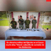  Murió en ofensiva del Ejército en Cauca un cabecilla de comisión de las disidencias de ‘Mordisco’ que acondicionó trincheras en una escuela y polideportivo para evitar el avance de las tropas y dejando en riesgo a la población civil.