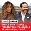 La cantante colombiana Carolina Giraldo Navarro, más conocida como Karol G, dedicó una carta al presidente electo de Colombia, Abelardo de la Espriella, en la que le hizo un llamado a gobernar para toda Colombia.