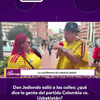 Don Jediondo salió a las calles: ¿qué dice la gente del partido Colombia vs. Uzbekistán?