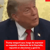 #EnRedes | El presidente Donald Trump volvió a referirse sobre la jornada electoral colombiana.