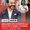 #Atención | El presidente electo Abelardo de la Espriella felicitó a la presidenta electa del Perú, Keiko Fujimori, tras su victoria en las urnas.