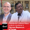 #6AMW | El director de 6AM W, Julio Sánchez Cristo, confirmó la orden presidencial en el caso de Herman Bayona, vicepresidente del Fondo Nacional de Prestaciones Sociales del Magisterio, Fomag.