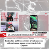 #NoticieroDelMediodía | En medio de las manifestaciones por parte de jóvenes simpatizantes de la campaña presidencial de Iván Cepeda y Aida Quilcué en Bogotá.