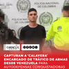 #OrdenPúblico | La Policía Nacional, a través de la Dijín, en coordinación con la Fiscalía y con apoyo del Ejército, capturó en Dibulla, La Guajira, a Carlos Alberto Pérez, alias “Calavera”, señalado de ser uno de los principales dinamizadores criminales al servicio de las Autodefensas Conquistadoras de la Sierra.