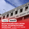 #Política | La Registraduría respondió en la noche de este martes a los señalamientos hechos por el presidente Gustavo Petro sobre una supuesta modificación del censo electoral y presuntas intervenciones en el software.