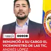 #ServicioInformativo | La renuncia se produce tras recientes cuestionamientos sobre una supuesta participación de funcionarios de la entidad en actividades de carácter político.