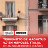 Un terremoto de magnitud 4,7 grados en la provincia de Nápoles (Italia), el más fuerte registrado en esta región en los últimos 40 años, dejó al menos 8 personas con heridas leves, numerosos daños e interrupción en servicios energéticos y de movilidad.