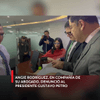 #ATENCIÓN | La exgerente del Fondo Adaptación, Angie Rodríguez, denunció al presidente Gustavo Petro ante la Comisión de Acusación de la Cámara de Representantes en compañía de su abogado, el exmagistrado Wilson Ruiz.