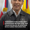 #EnRedes | “Atenderé mi recuperación para regresar muy pronto”: ministro de Defensa, Pedro Sánchez, reiteró que desde mañana, 14 de julio, por temas de salud se apartará de su cargo por unos días.