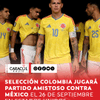 #Atención | La Federación Mexicana confirmó que el amistoso contra Colombia tendrá lugar el sábado 26 de septiembre en el M&T Bank Stadium de la ciudad de Baltimore, Maryland, Estados Unidos.