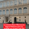 #ServicioInformativo | Esta fue la llegada de la ministra de Exteriores de Colombia, Rosa Yolanda Villavicencio, al Vaticano para ser recibida por el papa León XIV junto al presidente Gustavo Petro.