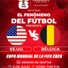 #Deportes | Siga el partido entre Estados Unidos y Bélgica por los octavos de final del Mundial 2026 por el Fenómeno del Fútbol de Caracol Radio.