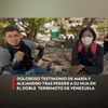 #Internacional | “La vida se pausó y respirar cuesta”: María y Alejandro perdieron a su única hija, de 14 años, durante el doble terremoto que afectó a Venezuela, sobre todo a La Guaira.