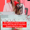 #6AMW | El abogado laboralista Camilo Cuervo pasó por los micrófonos de 6AM W de Caracol Radio y aseguró que el nuevo festivo del lunes 13 de julio sí está vigente, pese a las demandas que fueron presentadas contra la norma que lo creó.