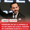 #ATENCIÓN | La posesión de Abelardo de la Espriella ya no sería en el Cauca.