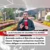 #NoticieroDelMediodía | En el sector conocido como El Filo, entre los municipios de El Tambo y Argelia, Cauca, integrantes de Disidencias Farc citaron de manera obligatoria a habitantes de la zona con el propósito de concentrarlos y promover una asonada contra las tropas que desarrollan operaciones en el territorio.