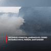 #EnRedes | Un incendio forestal mantiene en alerta a las autoridades de El Peñón en Santander, debido a que las llamas avanzan sobre el Cerro de Barco, uno de los principales símbolos naturales y ambientales del municipio.