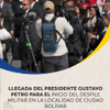 #20DeJulioCaracolRadio | Llegada del presidente Gustavo Petro para el inicio del desfile militar en la localidad de Ciudad Bolívar.