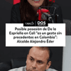 #DosPuntos | En entrevista con Vanessa de la Torre, el alcalde de Cali, Alejandro Éder, dio su opinión sobre la posibilidad de que Abelardo de la Espriella se posesione en dicha ciudad.