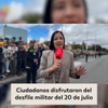 #20DeJulioCaracolRadio | Este lunes festivo los ciudadanos de la capital colombiana disfrutaron del desfile militar del 20 de julio.