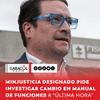 El ministro designado de Justicia, Iván Cancino, le solicitó a Germán Calderón España, director designado de la Agencia de Defensa Jurídica del Estado (ANDJE), que evalúe tanto acciones legales como disciplinarias como penales por una nueva resolución de la Agencia.