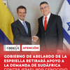 #Atención | Tras la reunión entre el canciller designado, Omar Bula, y el ministro de Relaciones Exteriores de Israel, Gideon Sa’ar, el gobierno electo de Abelardo de la Espriella informó que Colombia “retirará el apoyo a la demanda de Sudáfrica contra Israel por genocidio”.