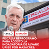 #Justicia | La Fiscalía General de la Nación confirmó que, por solicitud de la defensa del expresidente Álvaro Uribe Vélez, la audiencia de indagatoria prevista para el próximo 24 de julio fue reprogramada para los días: