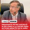 #Atención | En medio de la sesión extraordinaria del Consejo Nacional de Gestión del Riesgo, el presidente Gustavo Petro anunció un cambio en el Presupuesto General de la Nación, con el propósito de sacar $4 billones de pesos para atender y mitigar los efectos de la llegada del fenómeno del Niño en el país.