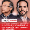 #Atención | Esta es la carta en la que el Gobierno Petro suspende su participación en el proceso de empalme, hasta que se den las “condiciones”, para que sea un “ejercicio de Estado, desarrollado con altura institucional, buena fe y absoluto respeto por Colombia”.