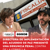 #Justicia | La directora de la Unidad de Implementación del Acuerdo Final de Paz, Gloria Cuartas, presentó una denuncia penal ante la Fiscalía contra el presidente electo Abelardo de la Espriella, por las presuntas conductas de hostigamiento agravado, injuria e instigación a delinquir, derivadas de declaraciones públicas dirigidas contra Rodrigo Londoño conocido como ‘Timochenko’ y las personas firmantes del Acuerdo Final de Paz del año 2016.