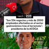 #DosPuntos | El presidente de la Asociación Colombiana de Gastronomía, Brany Prado, pasó por los micrófonos de Caracol Radio y entregó detalles sobre como el gremio se ha visto afectado por el terremoto.