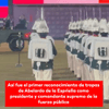 #Crónica | Así fue el primer reconocimiento militar de Abelardo de la Espriella como presidente y comandante supremo de la Fuerza Pública.