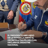 #EnRedes | El presidente Abelardo de la Espriella firmó el decreto a través del cual declara el desastre nacional.